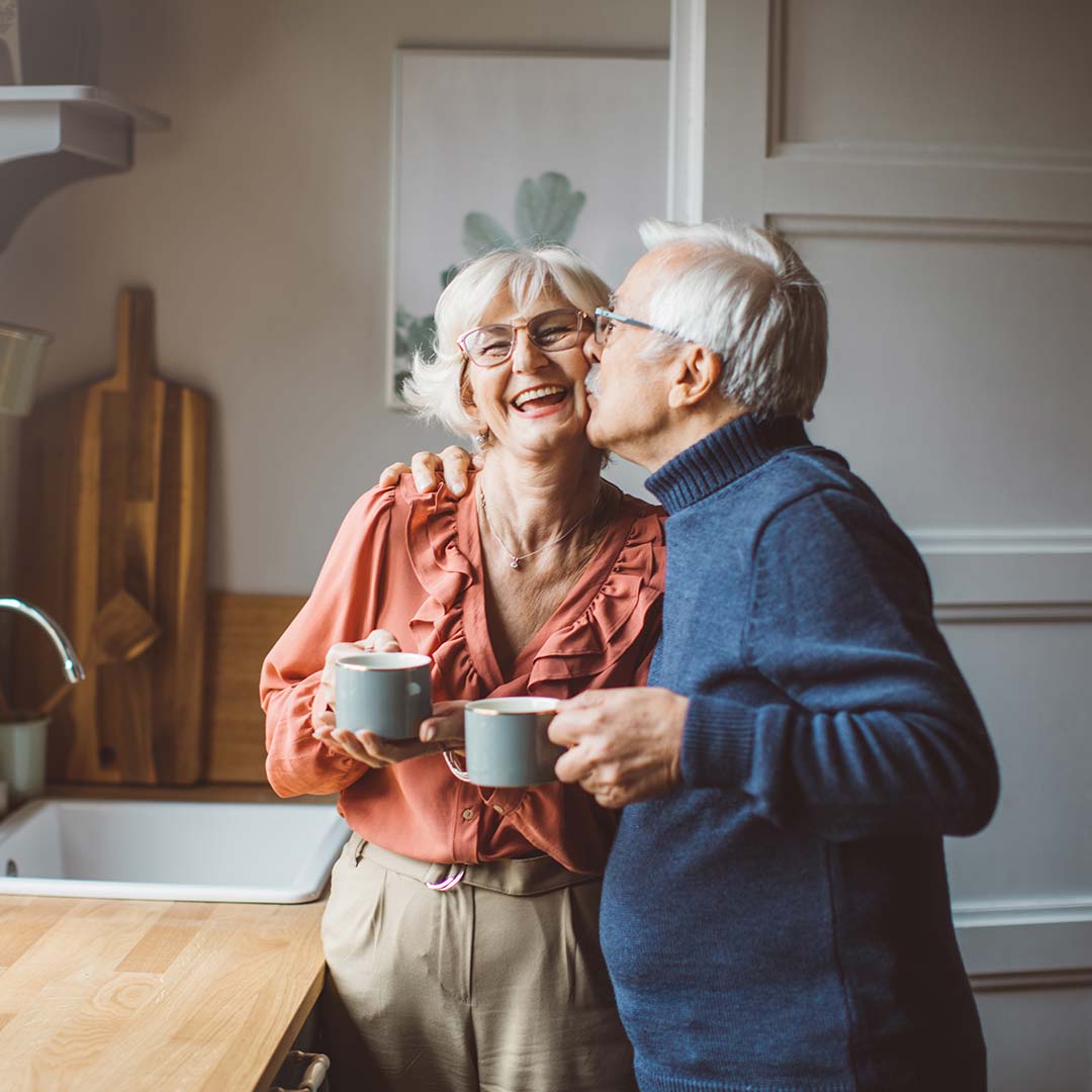 couple in the kitchen